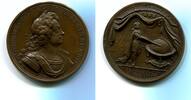 Braunschweig-Calenberg-Hannover, Br.Medaille Georg I. 1714-1727, -