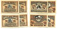 Thüringen 20 Pfg. 25 Pfg. 50 Pfg. 75 Pfg. Tennstedt, -