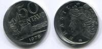 50 Centavos 1978 Brasilien ~ Dezentrierung / dezentriert ~ unc
