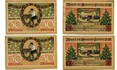 Thüringen 2x50 Pfg. Lauscha, -