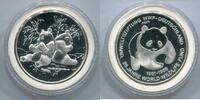 Deutschland Ag Medaille ~ WWF 2 sitzende Pandas ~ -