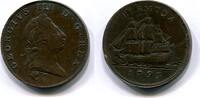 Bermuda, Kupfer Penny Georg III. 1760-1820, -