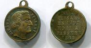 Italien Messing Medaille ~ Komponist G. Rossini ~ -