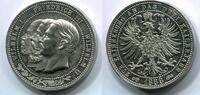 Zinn Medaille 1888 Deutsches Reich ~ Wilhelm I. - Friedrich III. - Wilhelm II. ~ vz