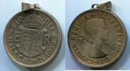 Großbritannien 1/2 Crown ~ als Anhänger ~ -