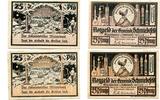 Thüringen 2x25 Pfg. Schmiedefeld, -