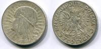 Polen 5 Zloty ~ Frauenkopf ~ -