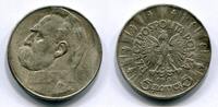 Polen 5 Zloty ~ Männerkopf ~ -
