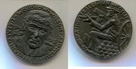 I.Weltkrieg, Eisenguß-Medaille Auf Amerikas neutrales Handeln, -