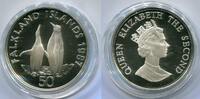 Falkland Islands 50 Pence ~ WWF ~ -