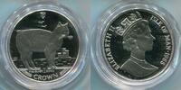 1 Crown 1988 Isle of Man ~ 1 Unze Ag ~ PP