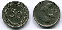 Deutschland 50 Pfennig ~ Fehlprägung - Prägeschwäche ~ -