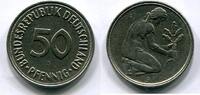 Deutschland 50 Pfennig ~ Fehlprägung - Prägeschwäche ~ -