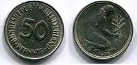 Deutschland 50 Pfennig ~ Fehlprägung - Prägeschwäche ~ -