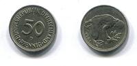 Deutschland, 50 Pfennig ca.45° Stempeldrehung, -