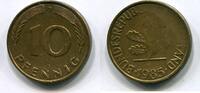 Deutschland 10 Pfennig ~ Fehlprägung - Prägeschwäche ~ -