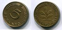 Deutschland 5 Pfennig ~ Fehlprägung - Stempeldrehung ~ -