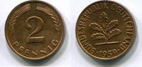 Deutschland 2 Pfennig ~ Fehlprägung - Prägeschwäche ~ -