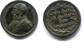 Silber Medaille (1730) Anhalt Zerbst, Johann August 1718-1742-auf das Konfessionsjubiläum- vz/st