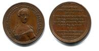Bronze Medaille 1750 Straßburg Stadt, Auf die im Alter v.27 Jahren gestorbene Maria Magdalena Spielmann, vz