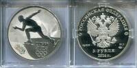 Russland 3 Rubel ~ Olympiade Sotschi - Eisschnelllauf ~ -