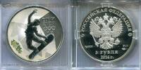 Russland 3 Rubel ~ Olympiade Sotschi - Snowboard ~ -