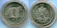 25 Bolivares 1975 Venezuela ~ Tier Motiv ~ stgl