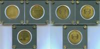 3 x 1/200 Unze Gold 2021 Congo / Kongo ~ Fascination Gold ~ stgl