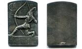 Silber Plakette o.J.(1929) Schweden, Gustav V. 1907-1950, vz