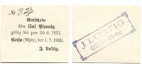 Thüringen 5 Pfg. Geisa,J.Lustig, -