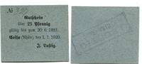 Thüringen 25 Pfg. Geisa,J.Lustig, -
