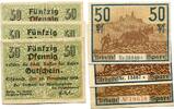 Thüringen 3x50 Pfg. Eisenach, -
