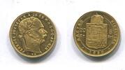 Österreich/Ungarn. 8 Forint Franz Joseph I.1848-1916, -