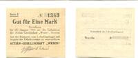 Niedersachsen 1 Mark Bremen,A.-G.Weser, -