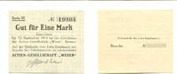 Niedersachsen 1 Mark Bremen,A.-G.Weser, -