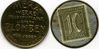 Frankfurt, 10 Pfennig Merz Werke - Briefmarkenkapselgeld, -