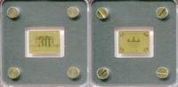 Deutschland Medaille / Barren ~ 1/500 Unze Gold - Deutsche Einheit ~ -