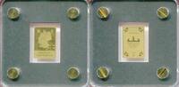 Deutschland Medaille / Barren ~ 1/500 Unze Gold - zwei plus vier Vertrag ~ -
