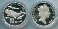 Australien 10 Dollars ~ Tier Motiv / Wale ~ -