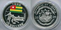 Liberia 10 Dollars ~ Fußball WM - Togo ~ -