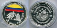Liberia 10 Dollars ~ Fußball WM - Ecuador ~ -