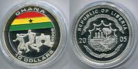 Liberia 10 Dollars ~ Fußball WM - Ghana ~ -