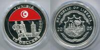 Liberia 10 Dollars ~ Fußball WM - Tunesien ~ -