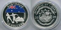 Liberia 10 Dollars ~ Fußball WM - Australien ~ -