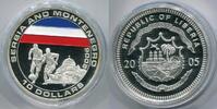 Liberia 10 Dollars ~ Fußball WM - Serbien & Montenegro ~ -