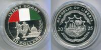 Liberia 10 Dollars ~ Fußball WM - Elfenbeinküste ~ -