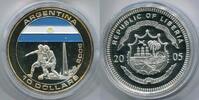 Liberia 10 Dollars ~ Fußball WM - Argentinien ~ -