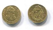 Spanien, 1/2 Escudo Carlos III.1759-1788, -