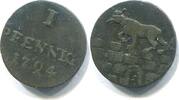 Anhalt Bernburg, 1 Pfennig Friedrich Albrecht 1765-1796, -