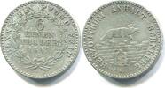 Anhalt-Bernburg, 1/6 Taler Alexander Carl 1834-1863, -